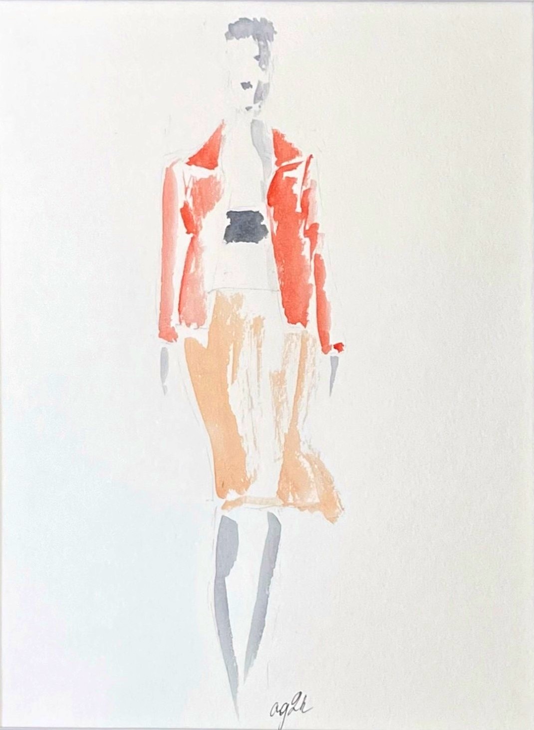 Fashion, Watercolour