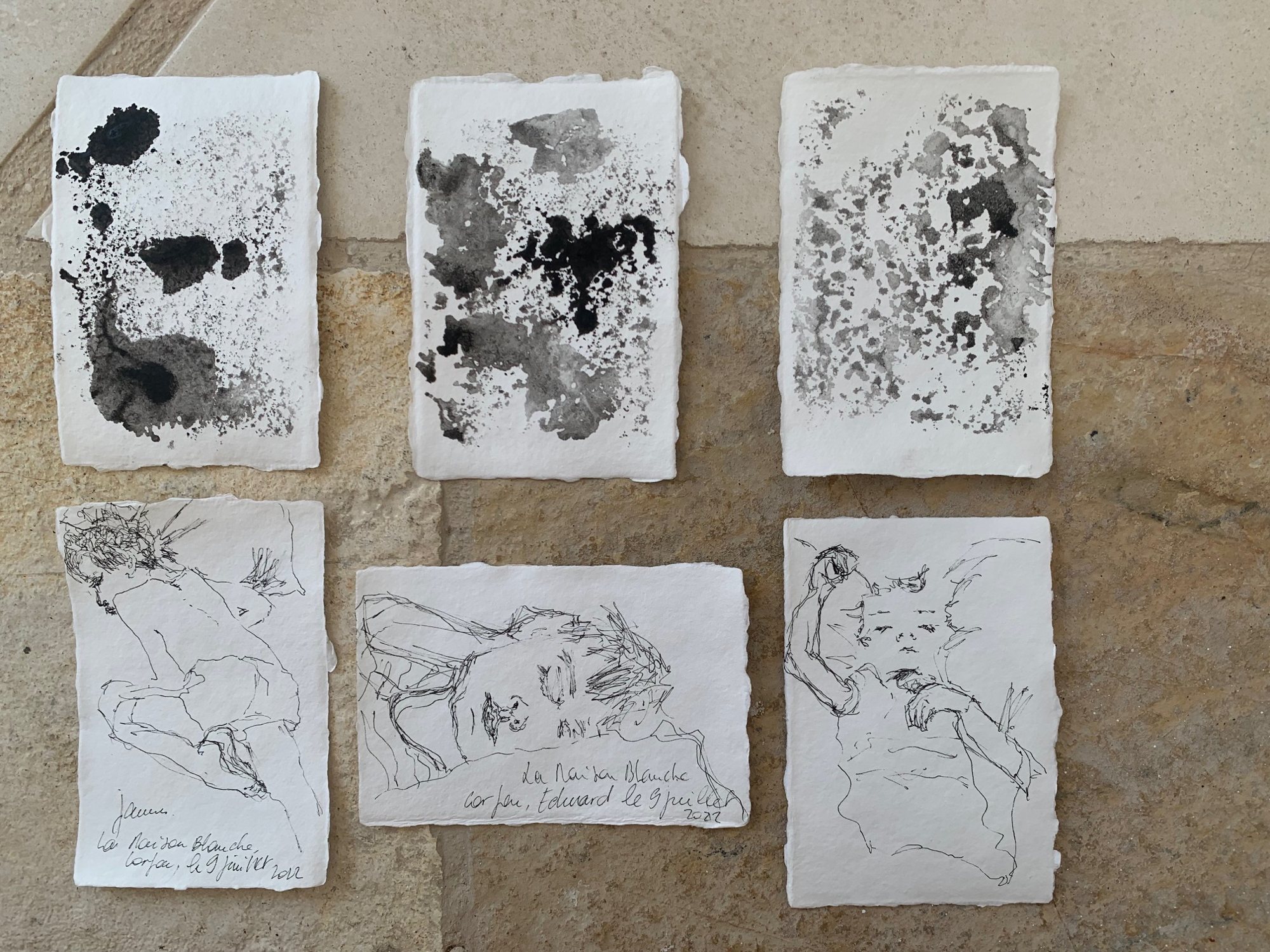 Paysages intérieurs, Ink wash