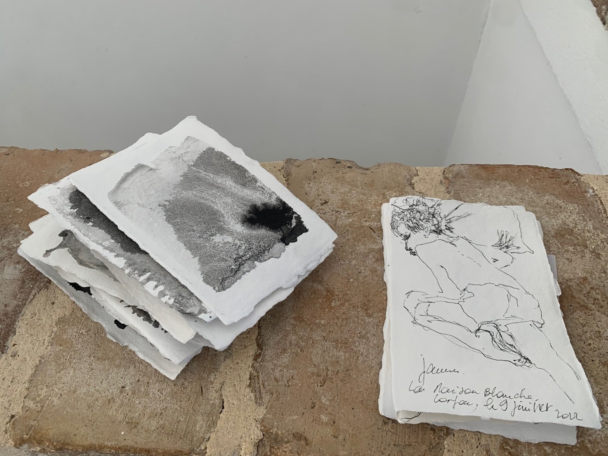 Paysages intérieurs, Ink wash