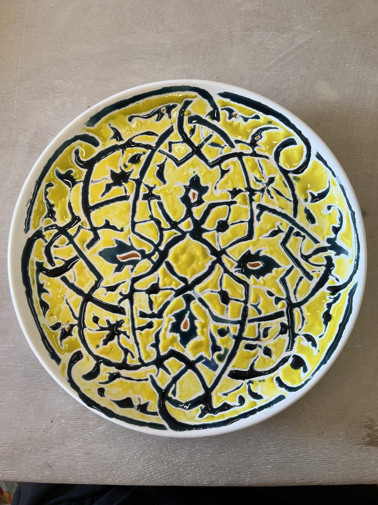 Cuerda Seca, Ceramic