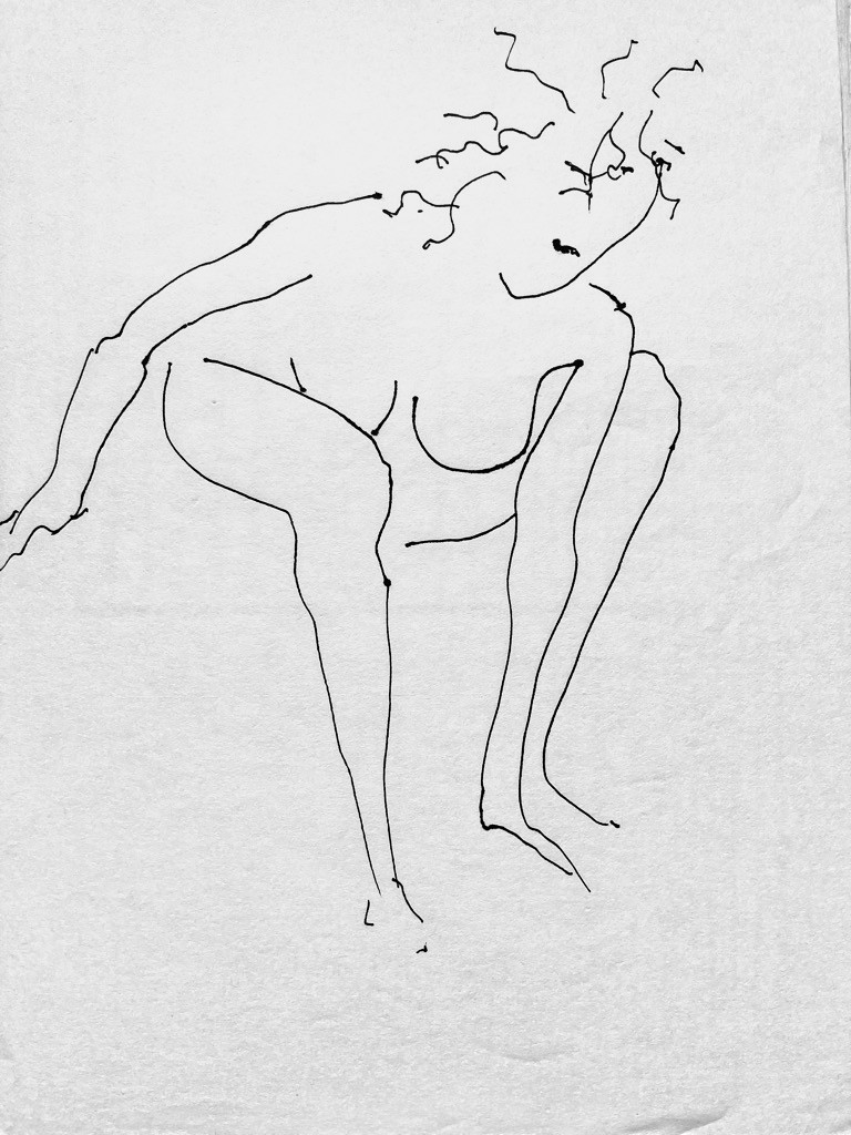 Untitled, Ink, continuous line