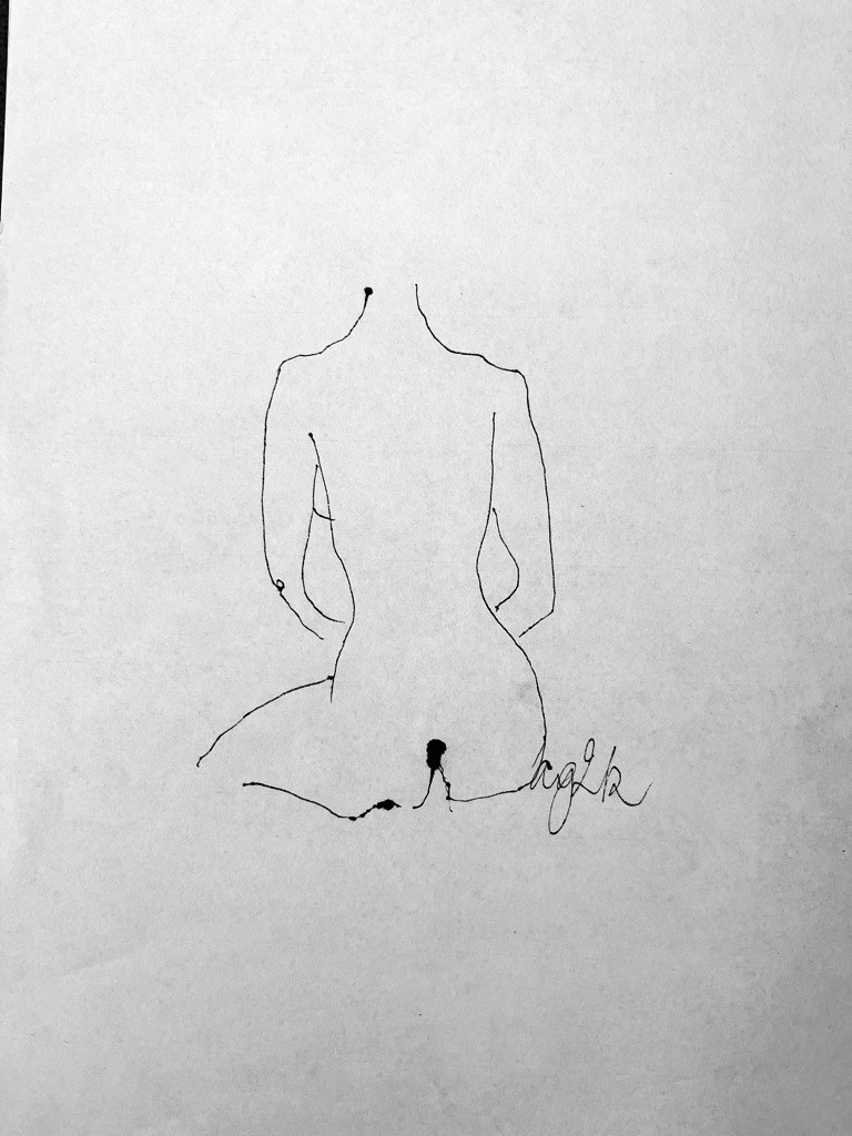 Untitled, Ink, continuous line