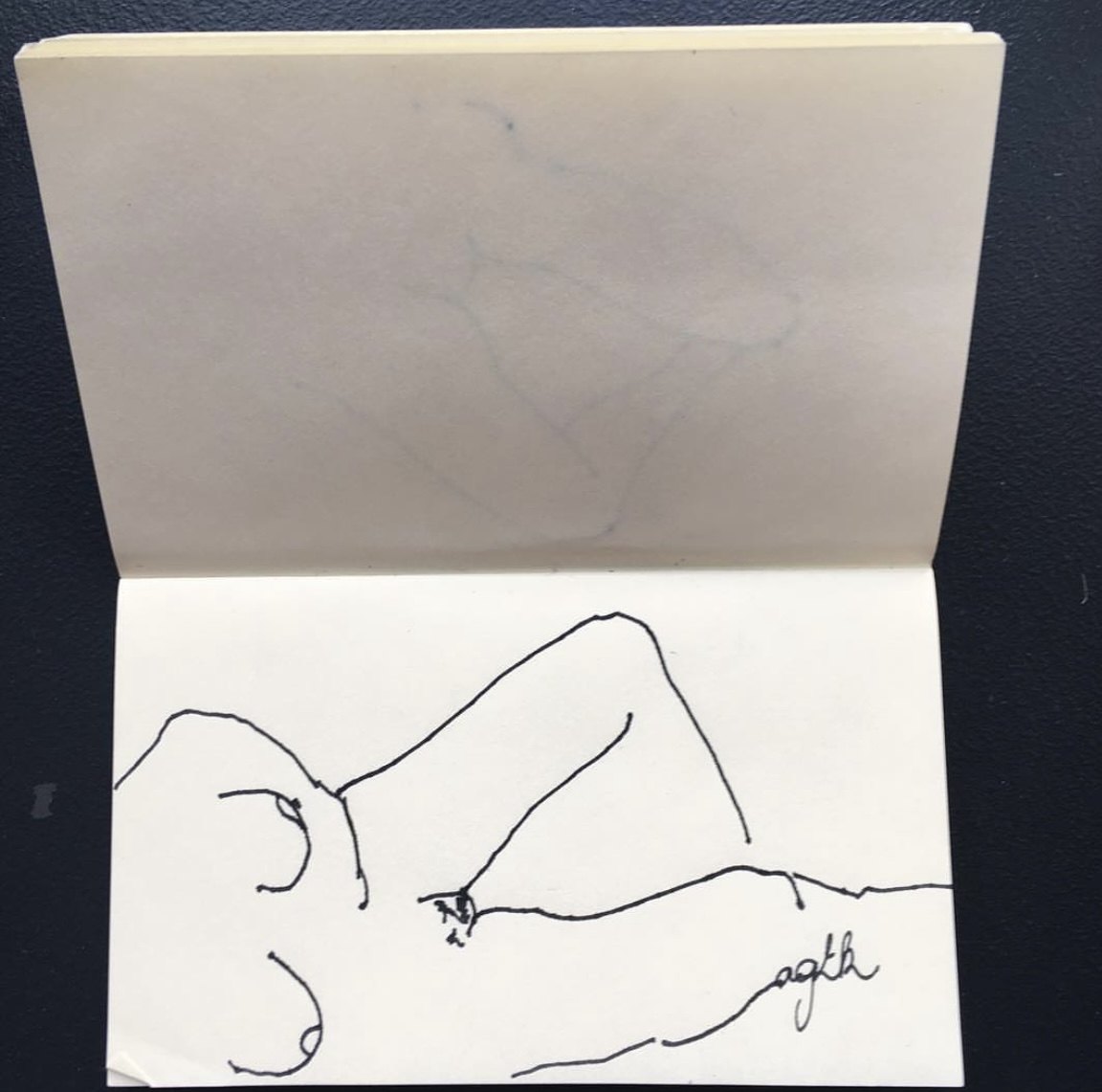 Untitled, Ink, continuous line